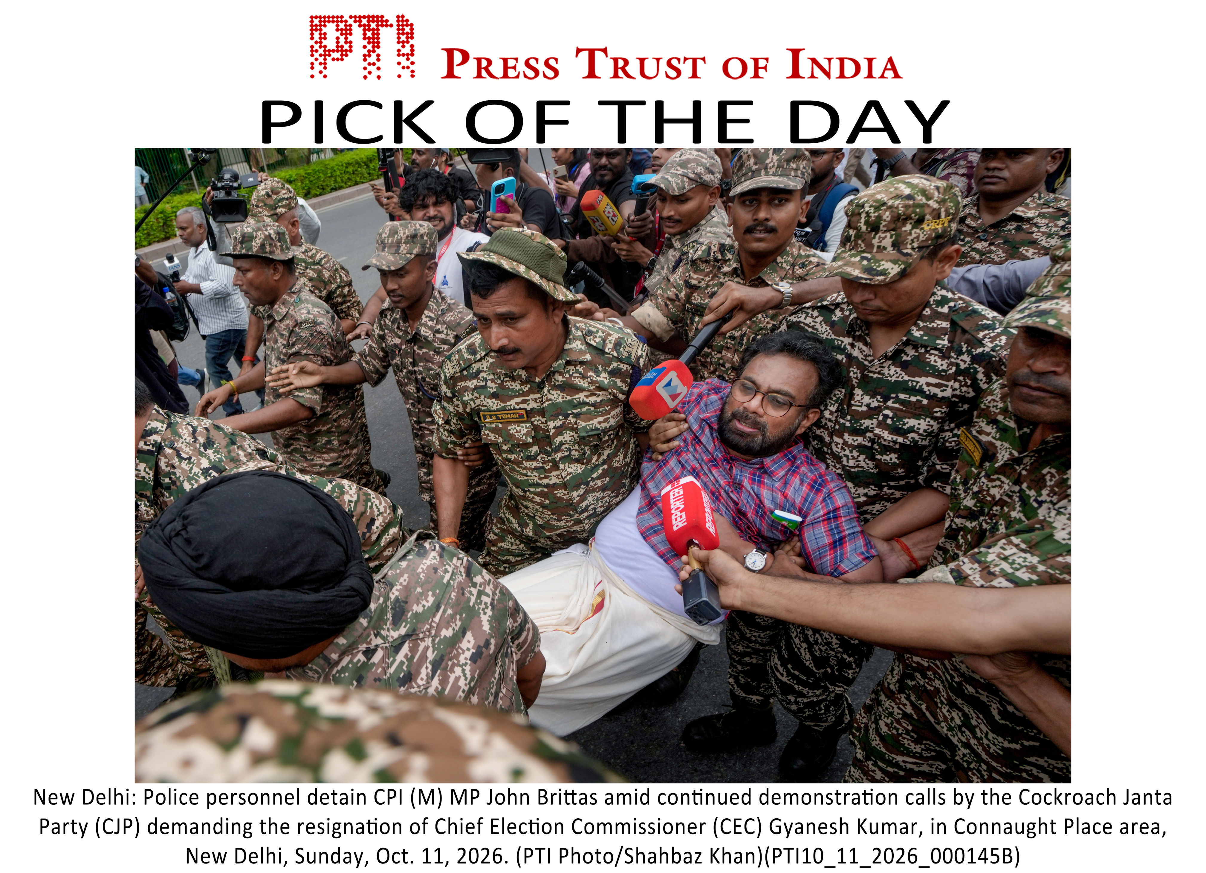 Over 200 detained on day 2 of CJP protest in Delhi; protesters alleged ...