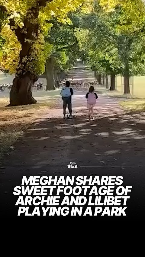 Meghan shares adorable video of Archie and Lilibet playing