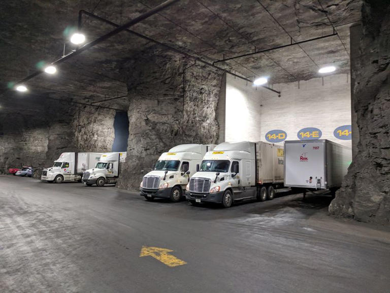 More than three million square feet of warehouses sit 100 feet beneath ...