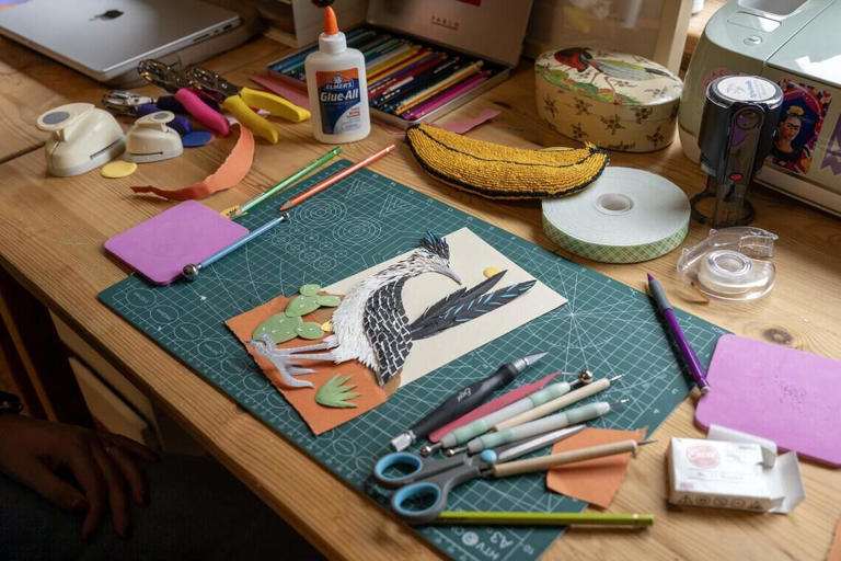 She quit graphic design for paper cutting. Now she's made art for ...