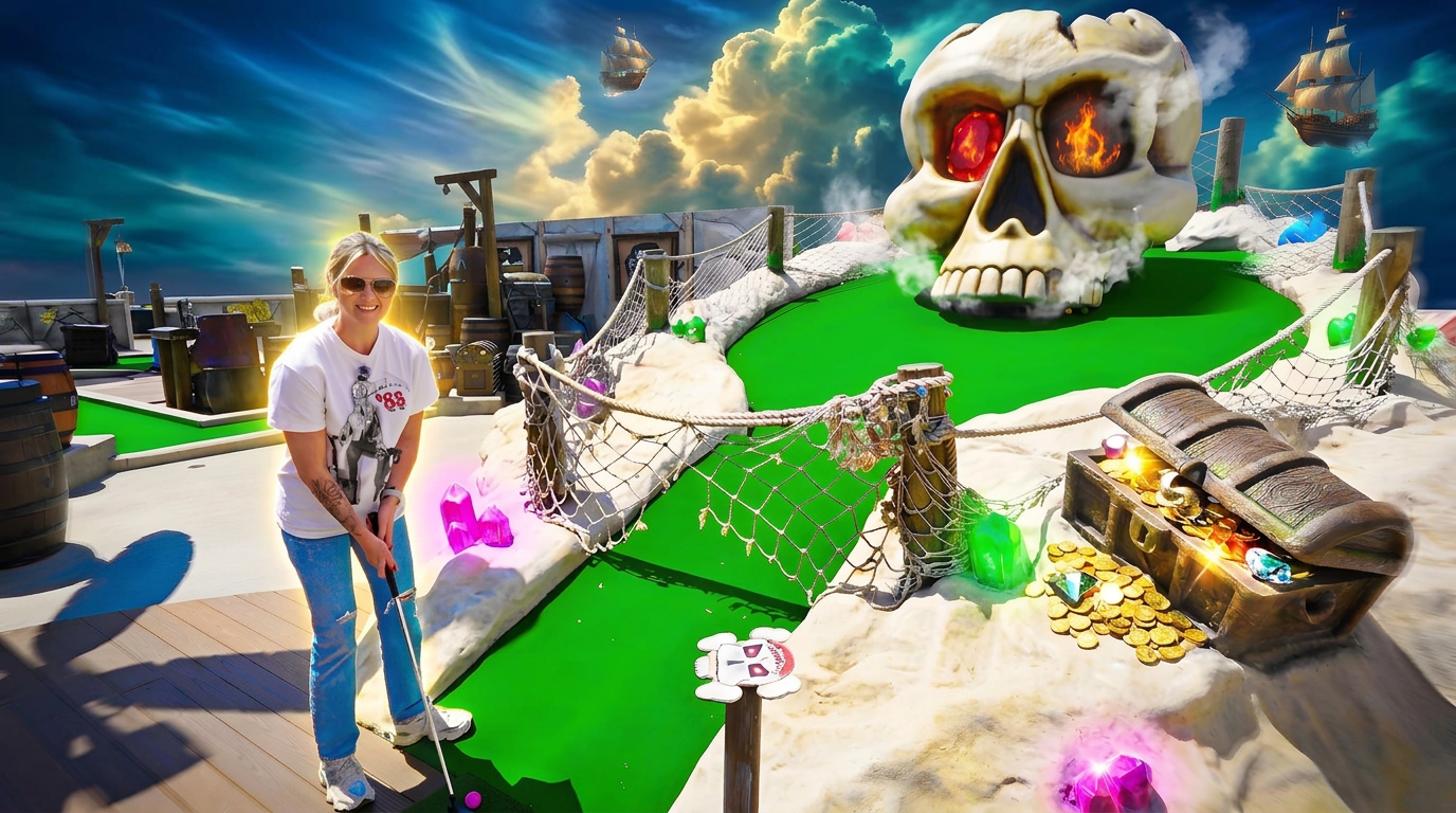 Sky pirates of Mermaid Bay mini golf challenge