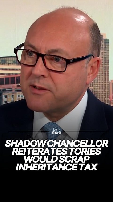 Shadow chancellor reiterates Tories would scrap inheritance tax