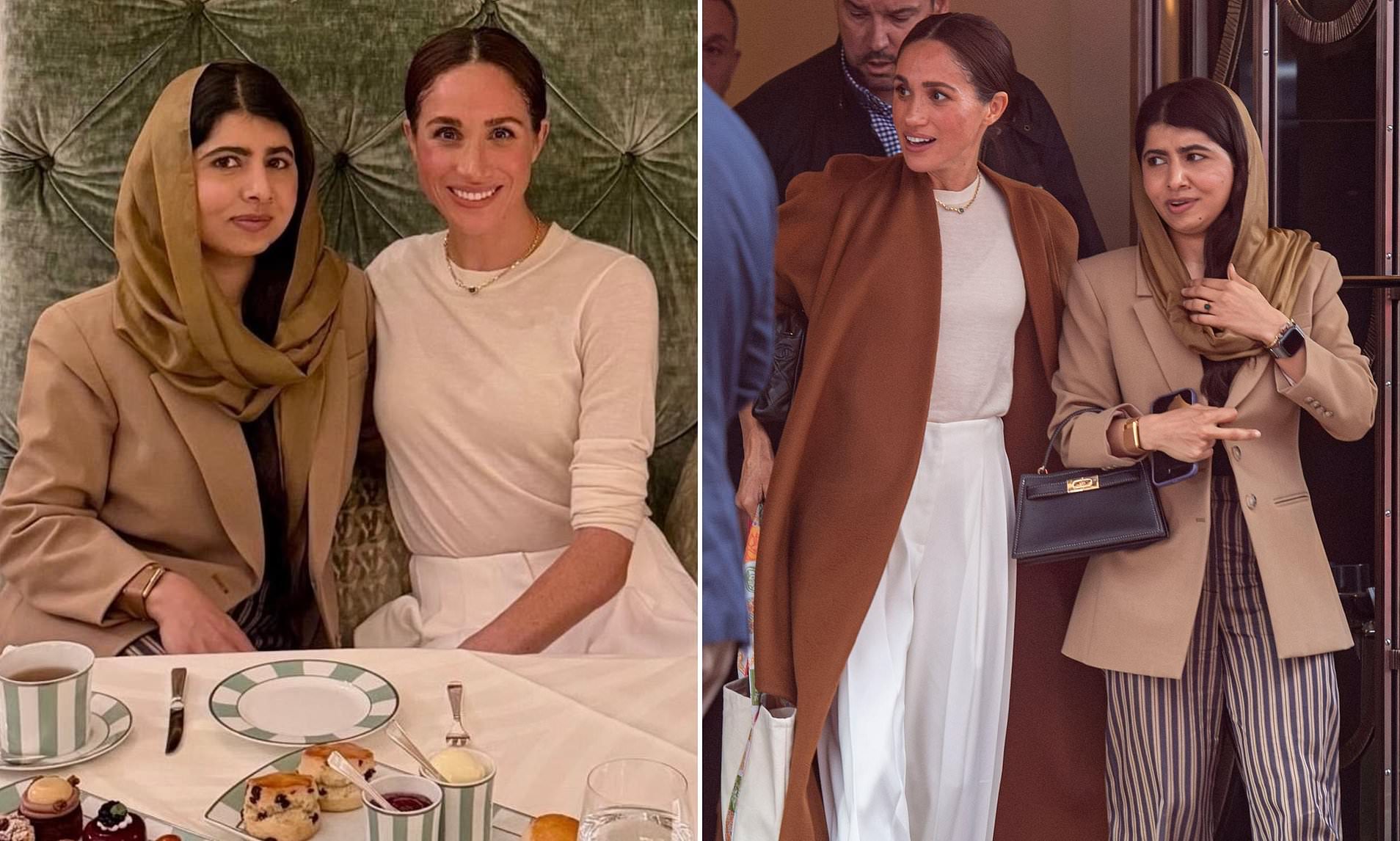 So that's why they went for tea! Meghan reveals As Ever's support for ...