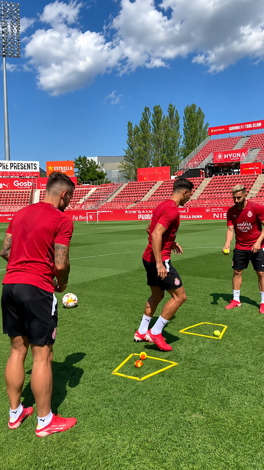 I tested this Girona player incredible first touch