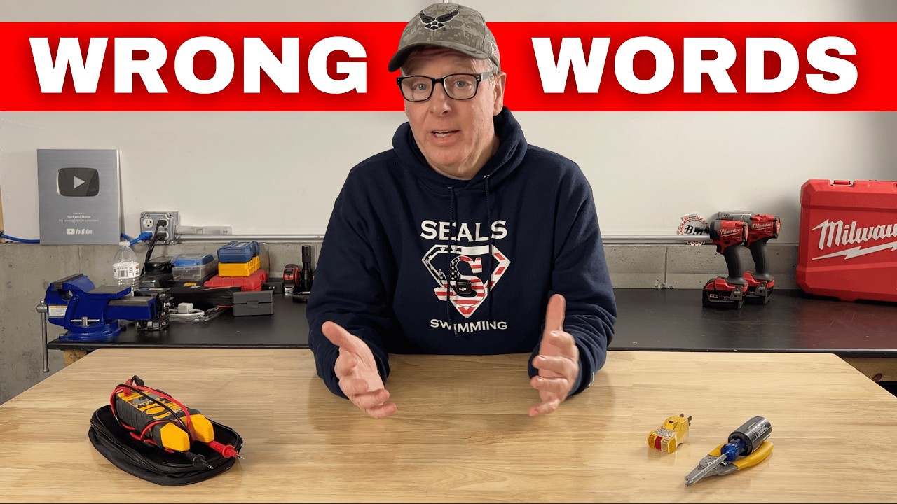 Electrical terms even electricians screw up