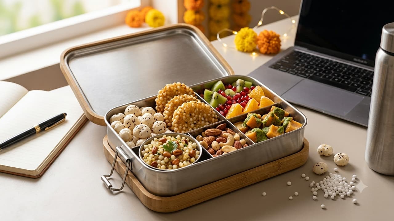 Navratri 2026 food guide: 7 easy vrat snacks you can carry to the office
