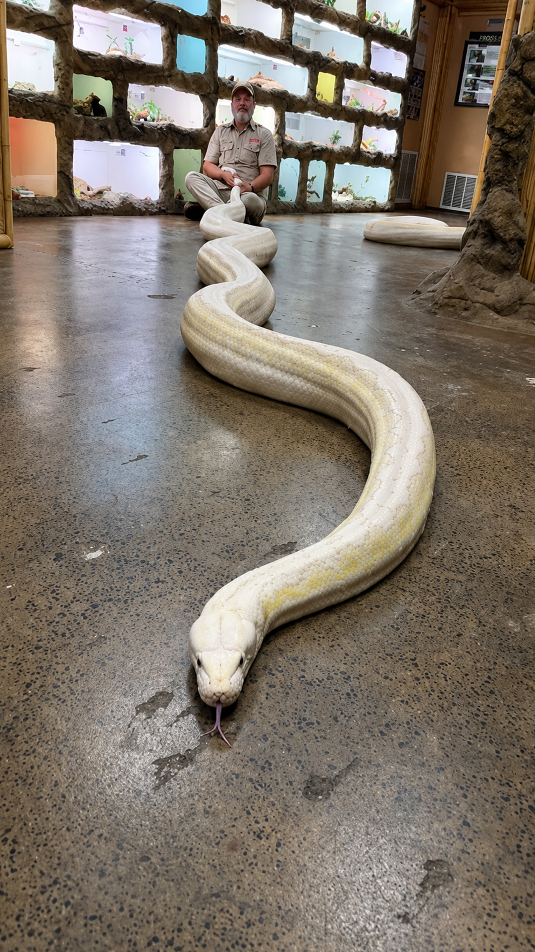 Revealing the second-largest monster snake from my private collection