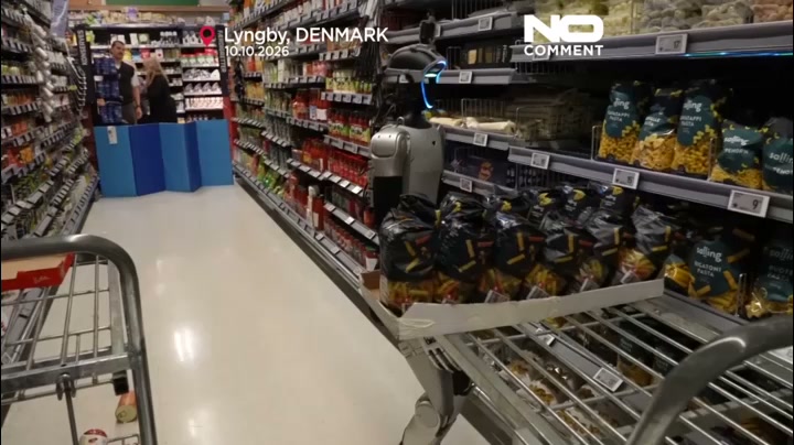 Denmark tests humanoid robots in supermarkets to help to ease staff ...