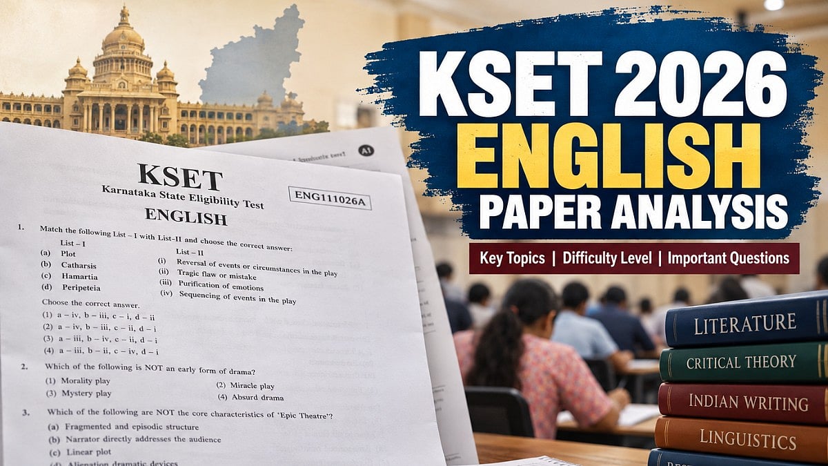 KSET English paper analysis 2026: Was the exam moderate or difficult ...