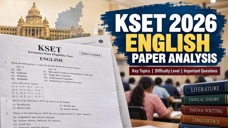 KSET English paper analysis 2026: Was the exam moderate or difficult ...