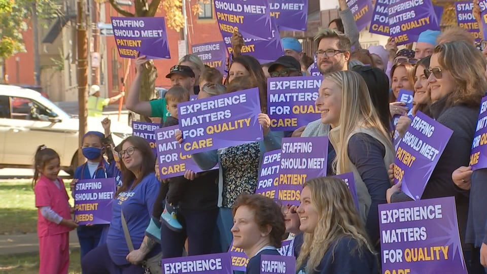 Allegheny General Hospital nurses rally as union contract nears expiration
