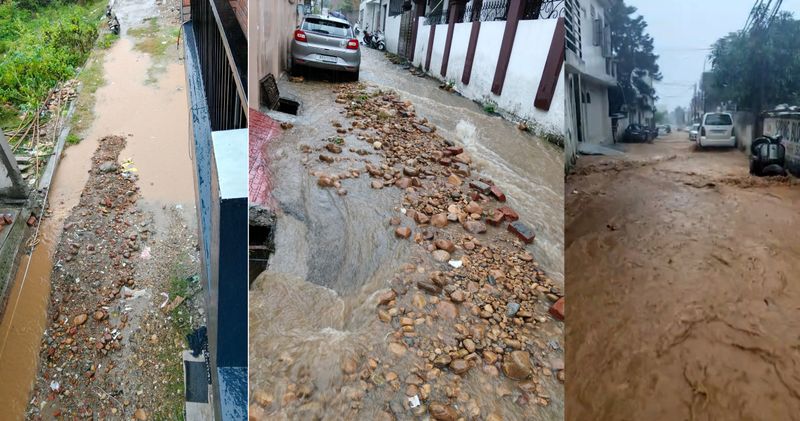 Heavy rains disrupt normal life in Jammu; waterlogging, landslides hit ...