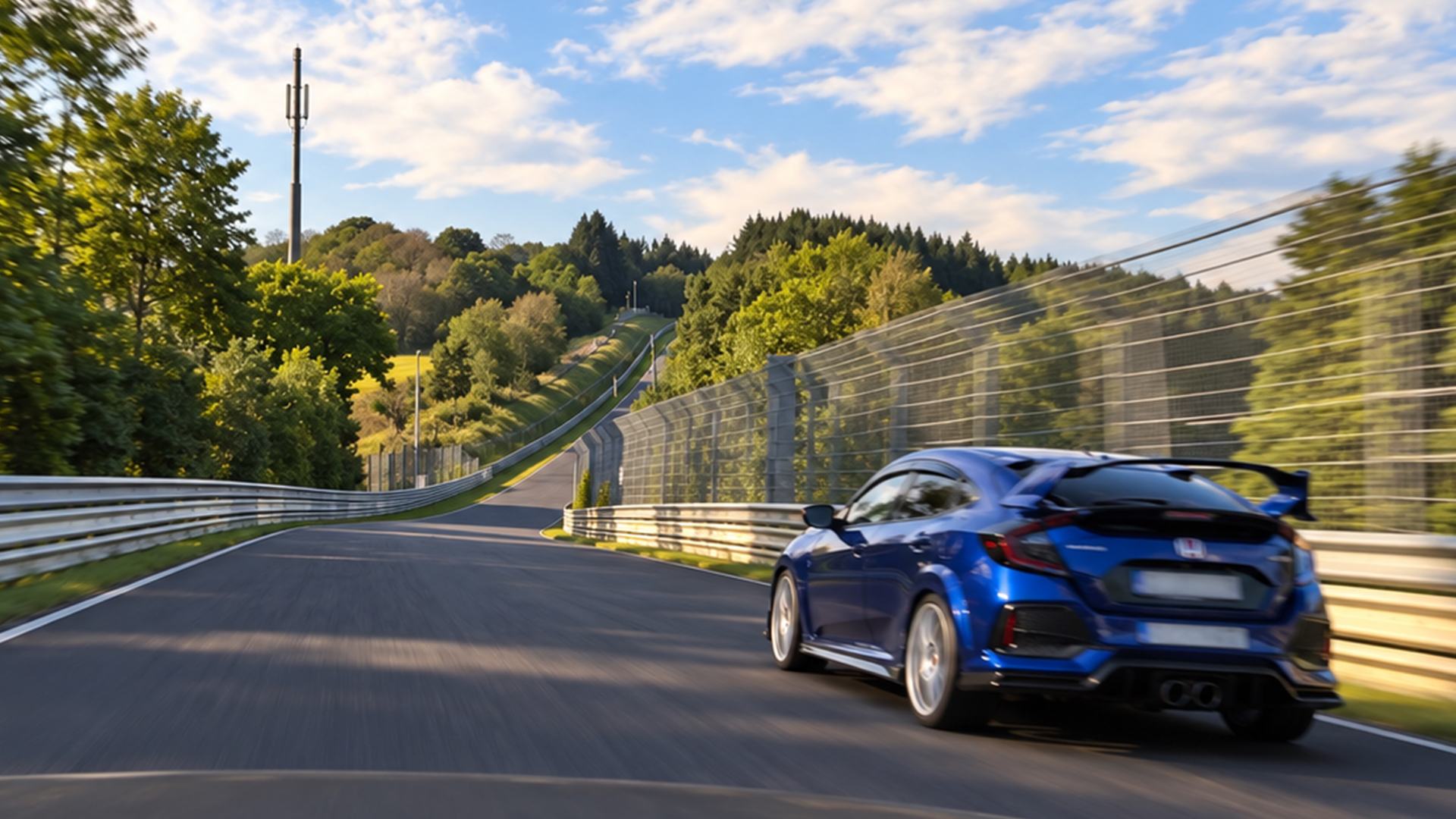 Honda Civic Type R attacks the Nürburgring’s roller coaster