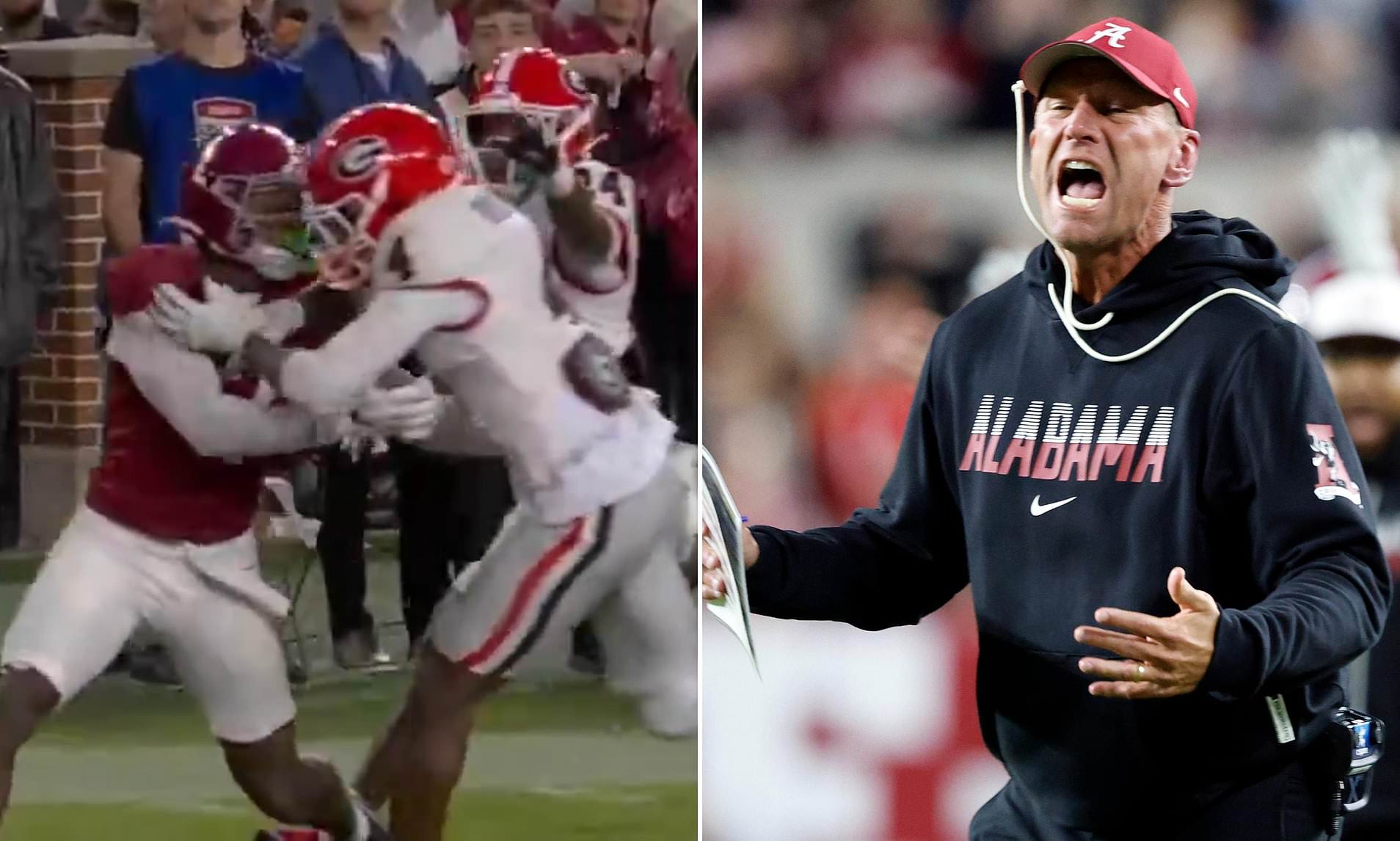 Georgia win over Alabama marred by controversial no call as fans fume ...