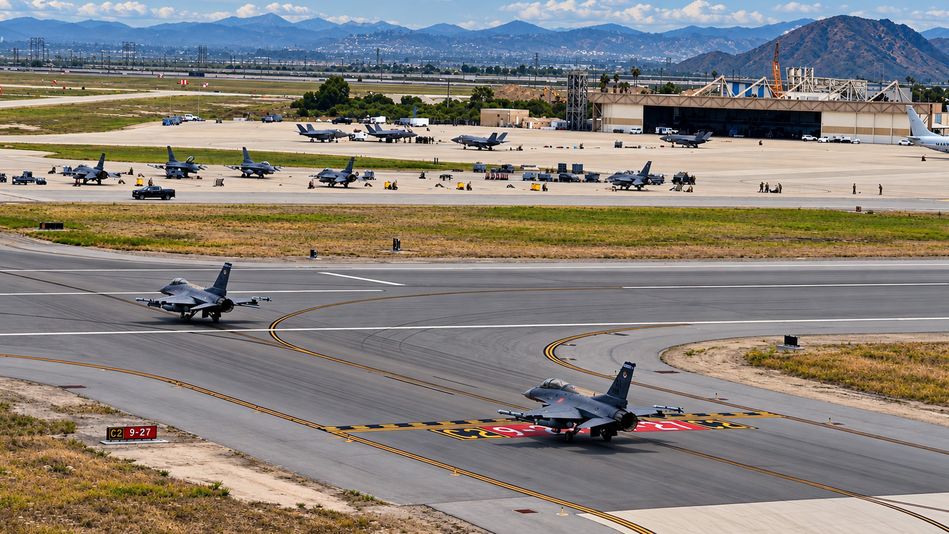 Air Force test squadrons join large force exercise