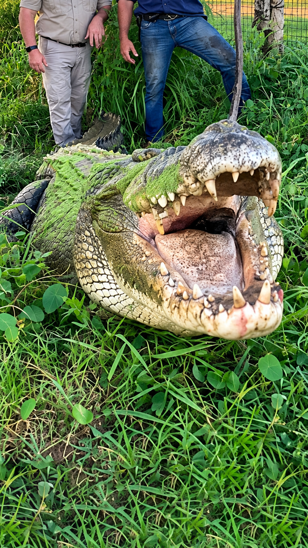 Monster crocodile weighing 2,500 pounds looks like a living dinosaur
