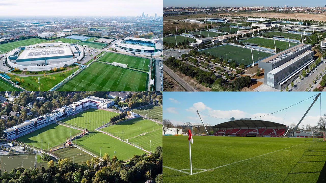 10 football training grounds in Europe