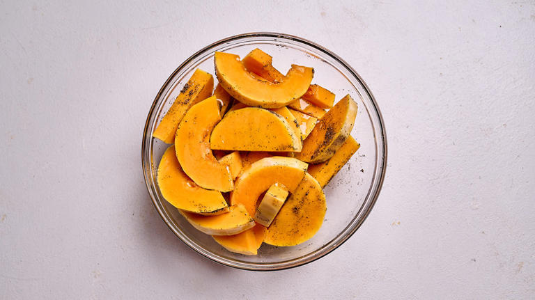 Grilled butternut squash agrodolce recipe