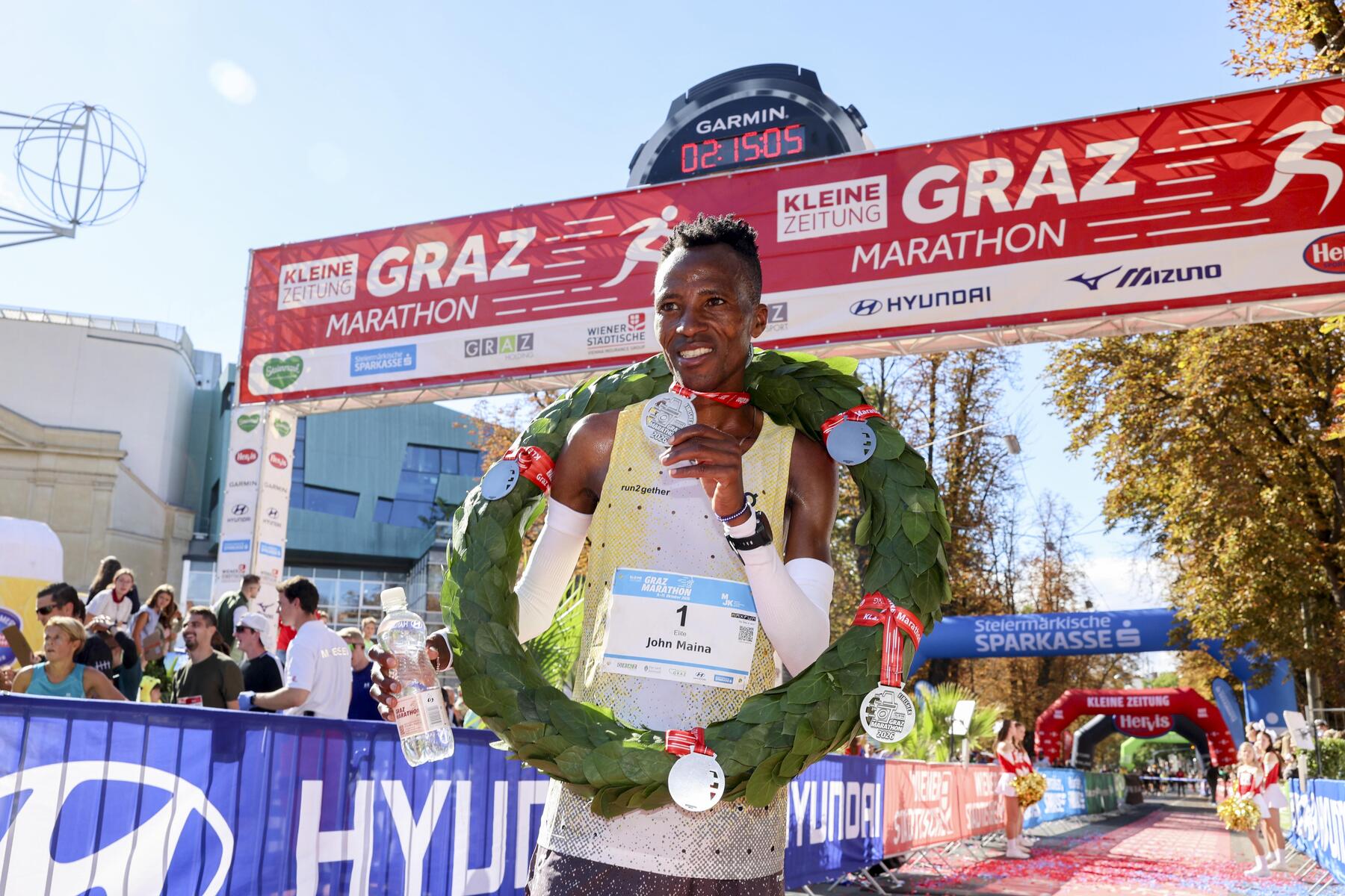 John Maina Ndirangu triumphiert in 2:11:35 Stunden beim Graz-Marathon