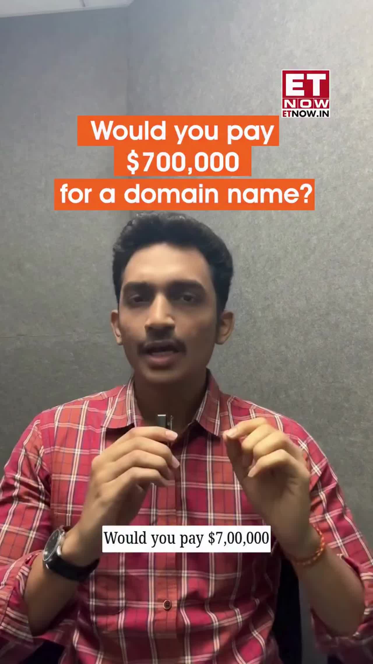 700,000 for a domain name! After U