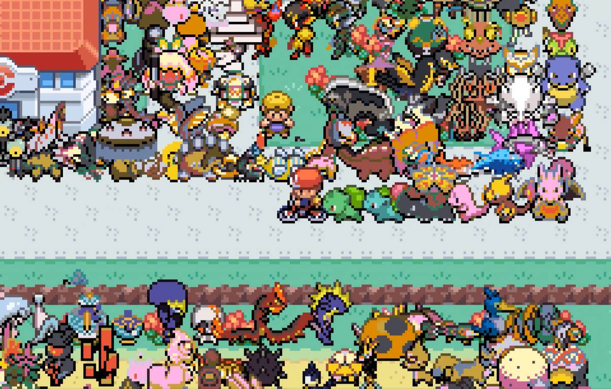 Modder has made a Pokemon x Snake puzzle game where up to 1,000 pocket ...