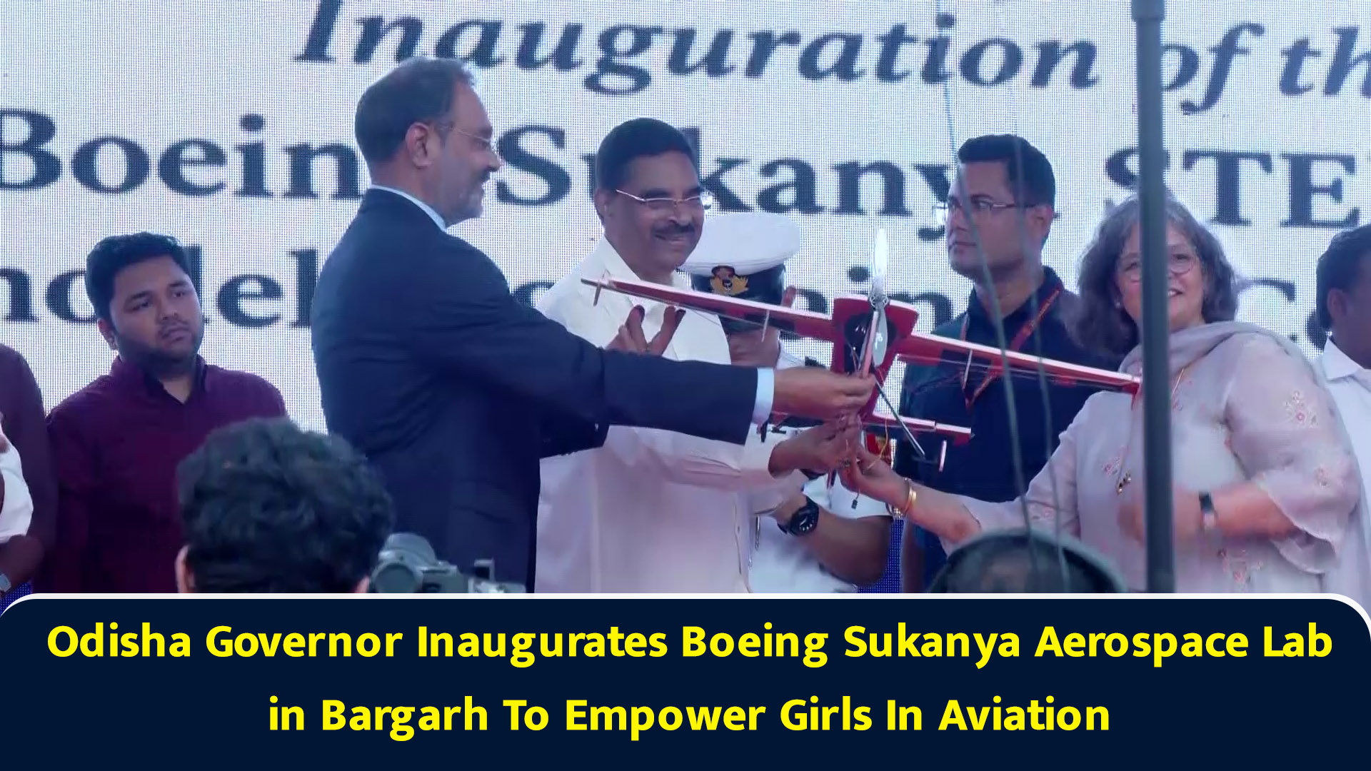 Odisha governor inaugurates Boeing Sukanya Aerospace Lab in Bargarh to ...