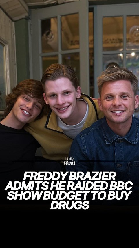 Freddy Brazier admits he raided BBC show budget to buy drugs