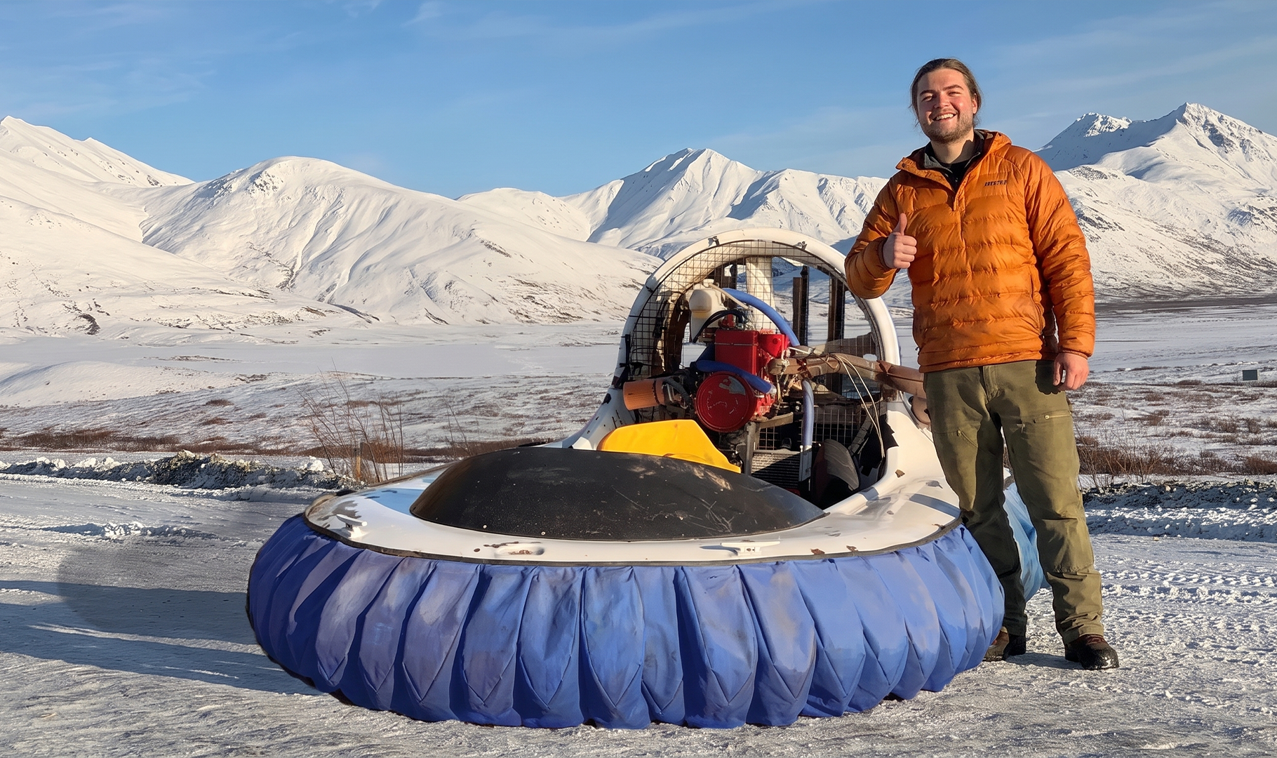Arctic hovercraft: 72 hours solo ️
