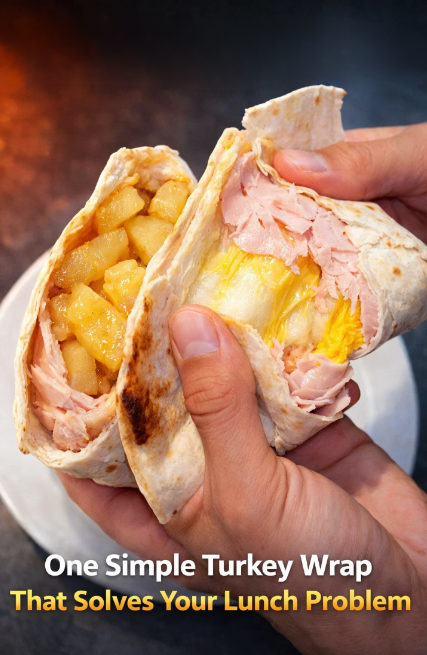 Easy turkey wrap recipe for a quick and healthy lunch