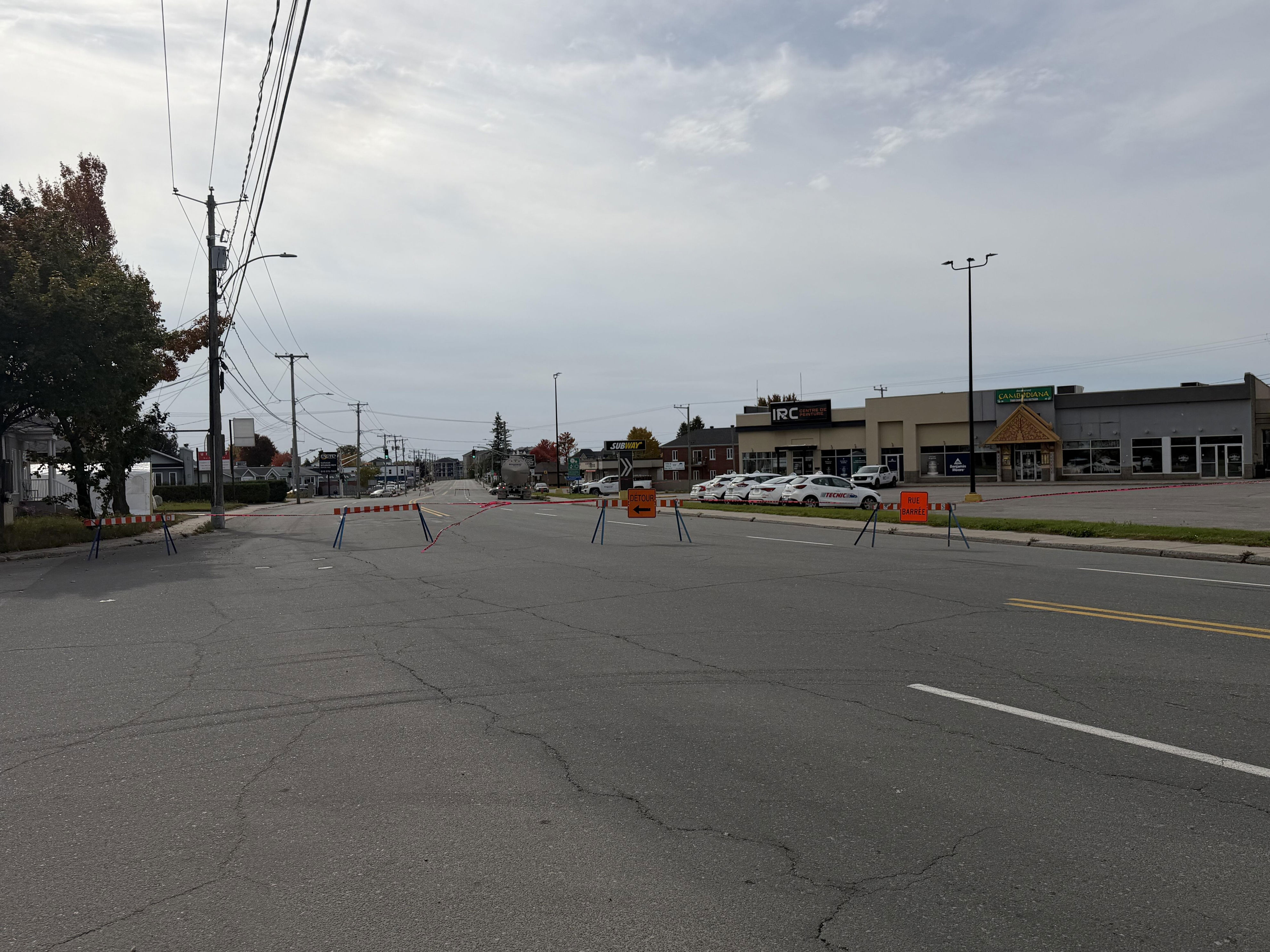 Un piéton happé par un camion-citerne sur le boulevard Thibeau