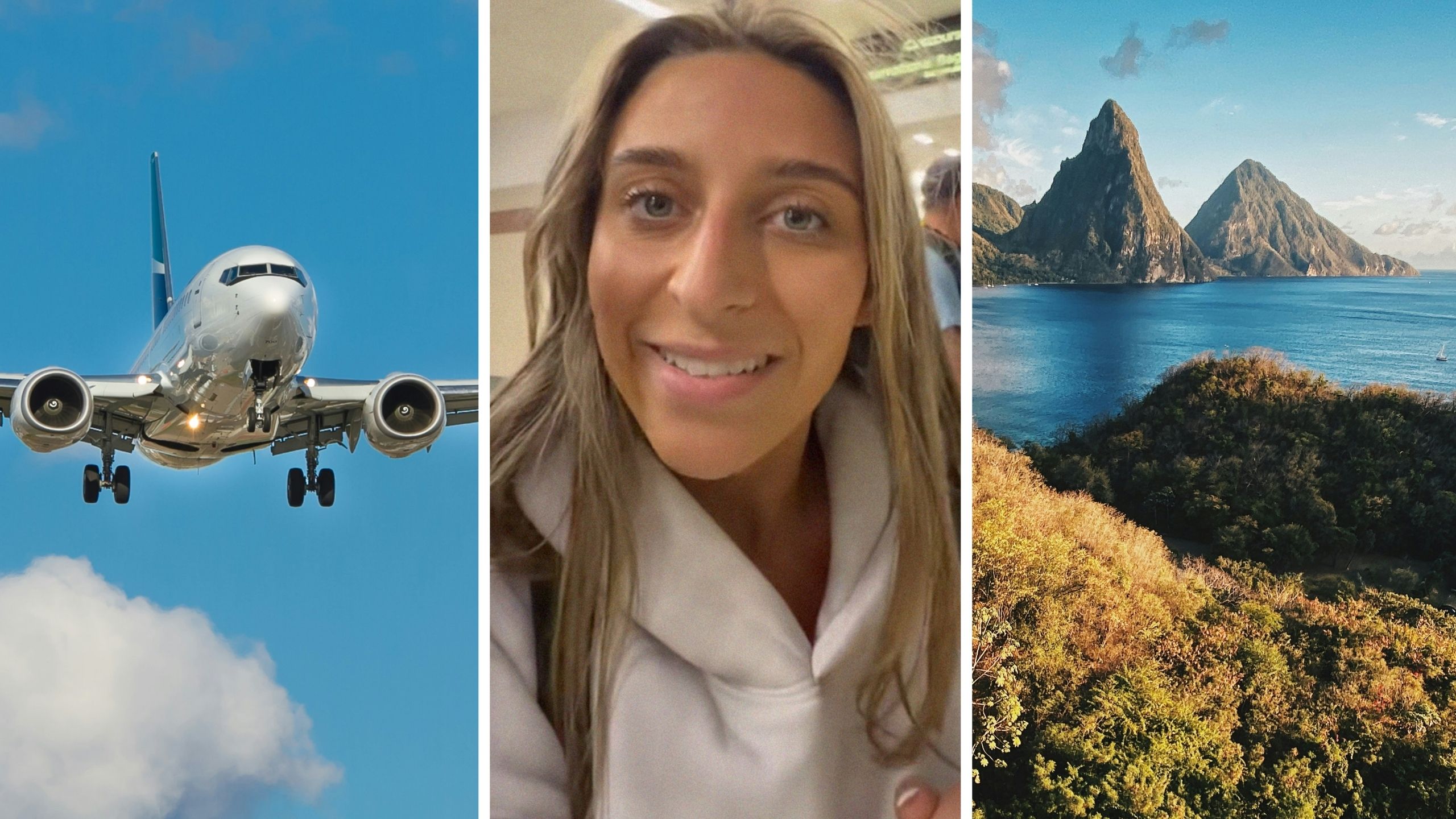 Honeymooners miss flight then sprint to make their connection to St ...