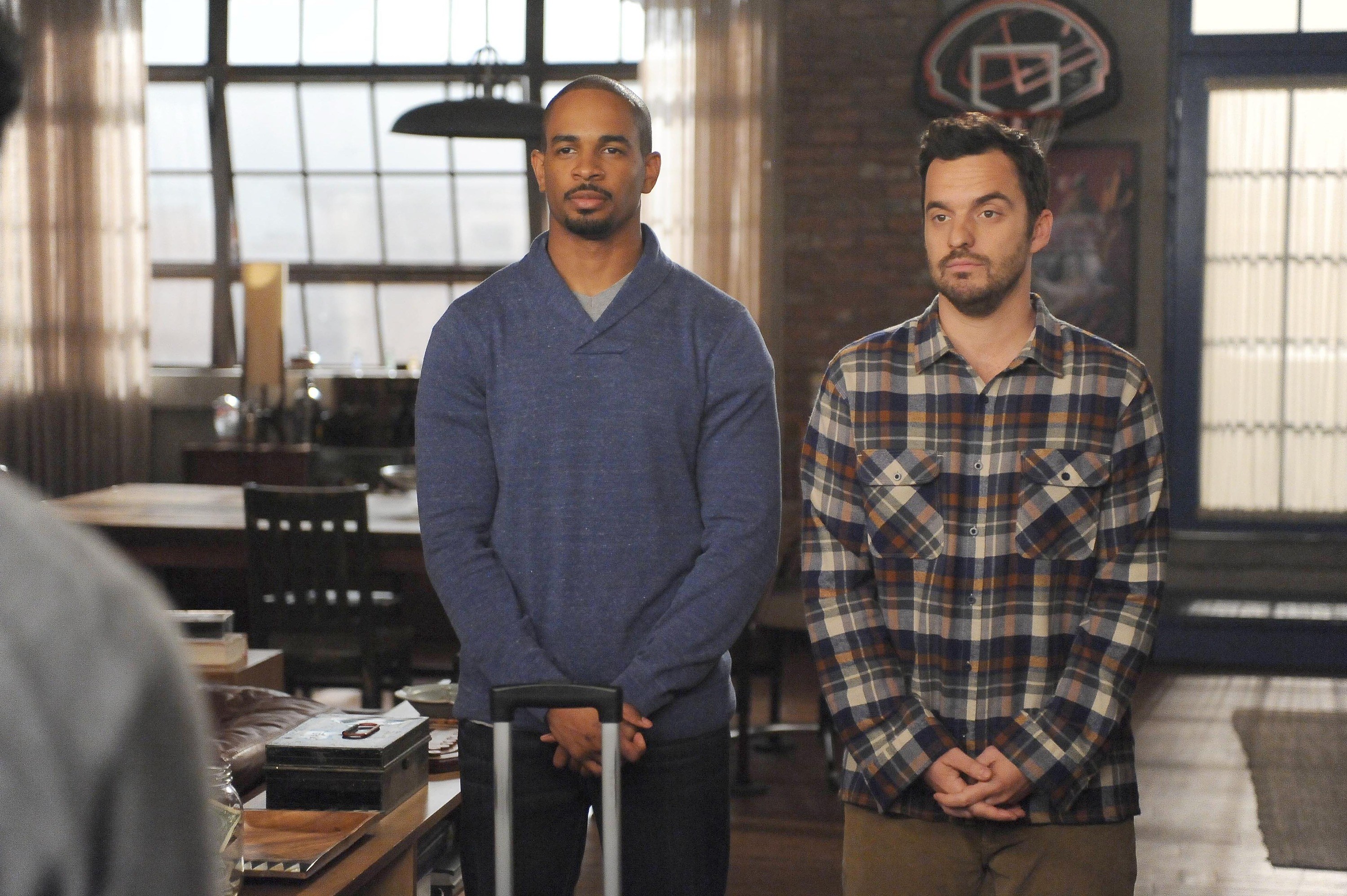 Jake Johnson teases new project with New Girl co-star Damon Wayans Jr.
