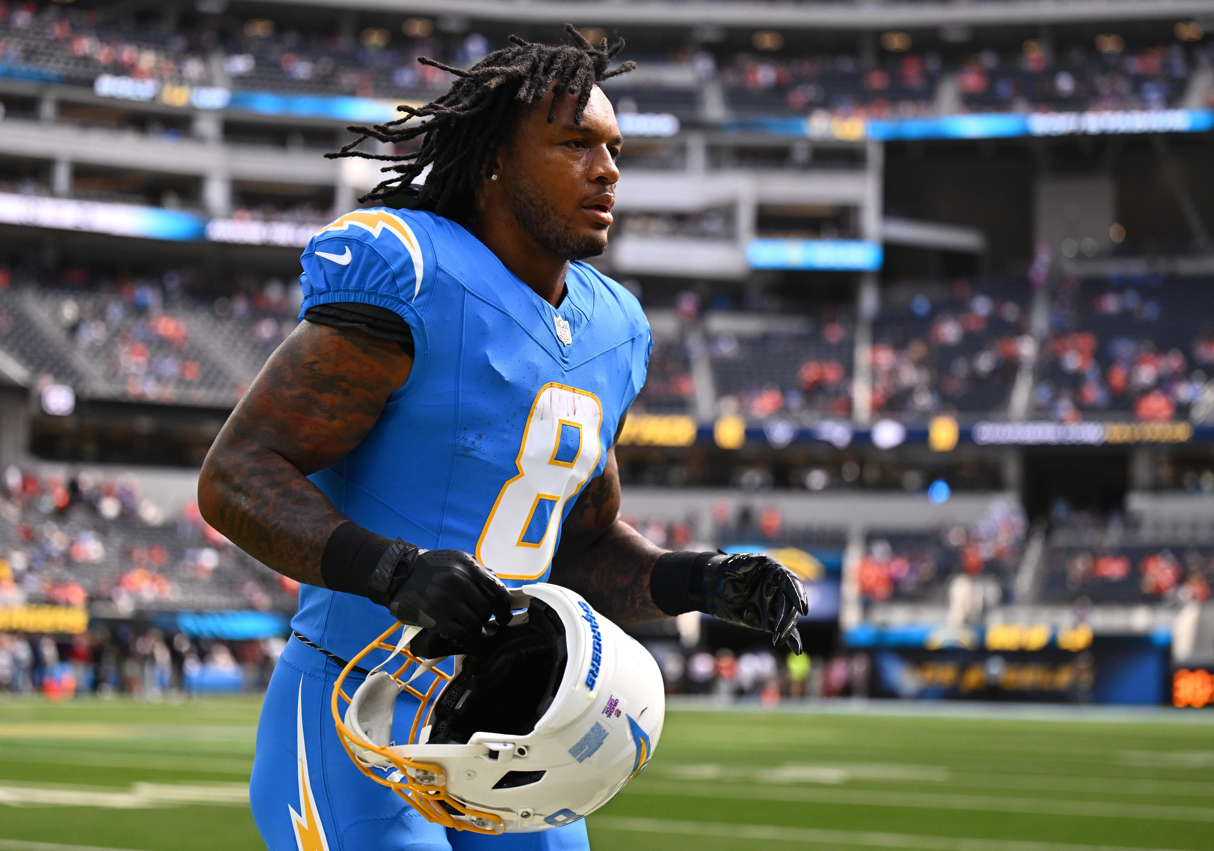 Omarion Hampton held in check by Broncos in Week 5