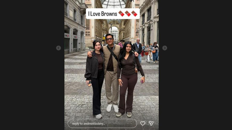 Tepis isu tak akur, Andre Taulany dan Amanda Rigby ajak Lova ke Italia ...