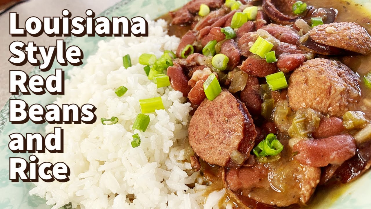 Creole red beans and rice recipe