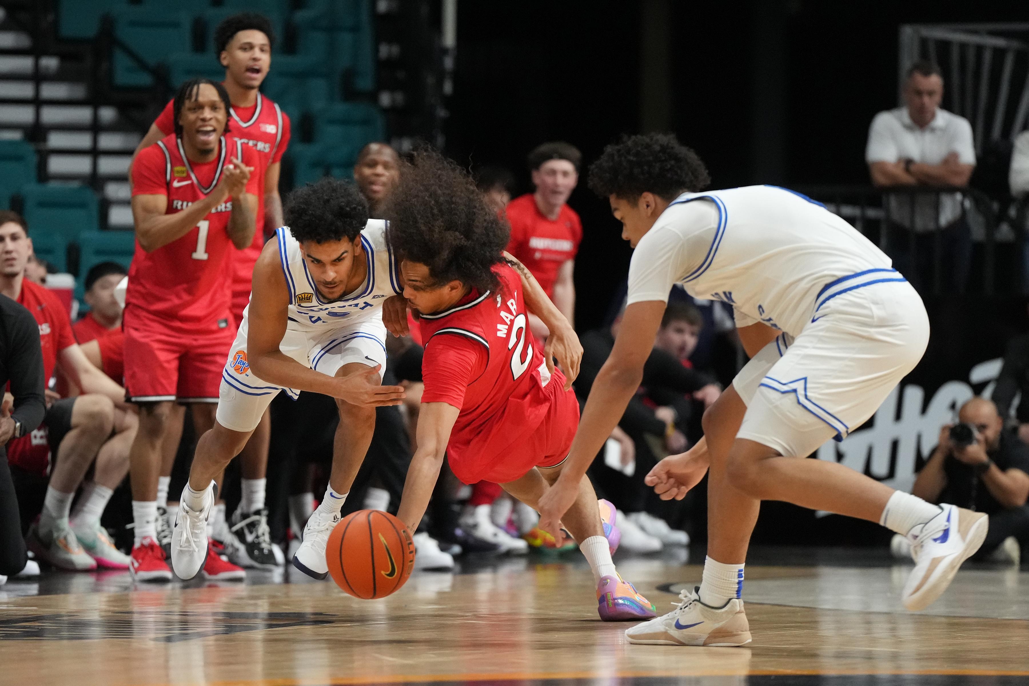 Rutgers men’s basketball falls short against Villanova, 77-75, in ...