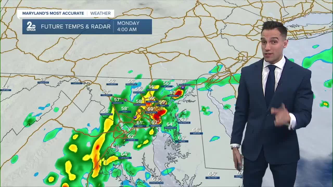 Maryland's most accurate: Wet start to Monday, with gradual afternoon ...