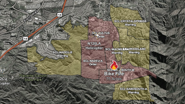LA County evacuations lifted as crews get upper hand on Bike Fire in ...