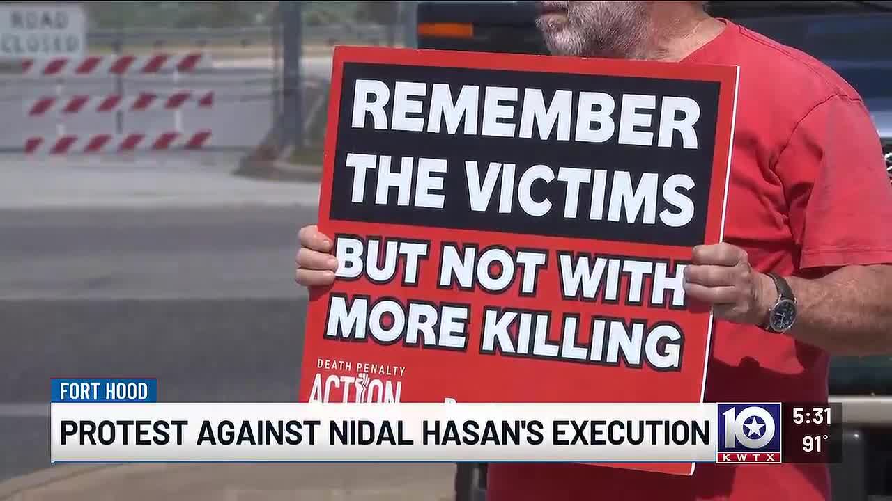 ‘Nidal Hasan is getting his wish’: Protestors speak out against Fort ...