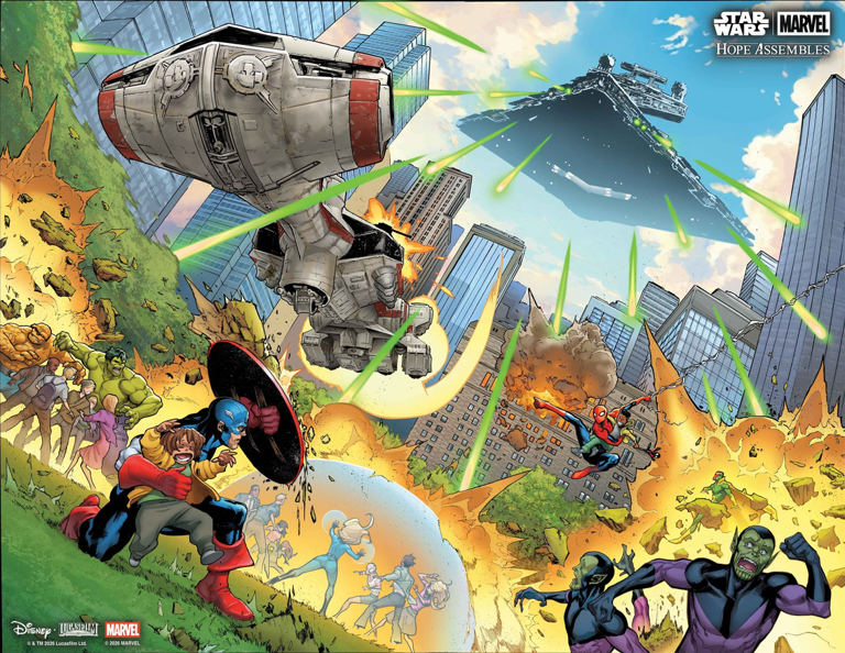 First image of Star Wars x Marvel crossover released, and it's already ...