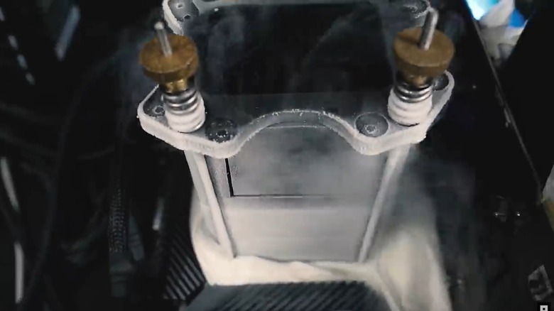 Liquid nitrogen can cool a PC, but is it overkill?