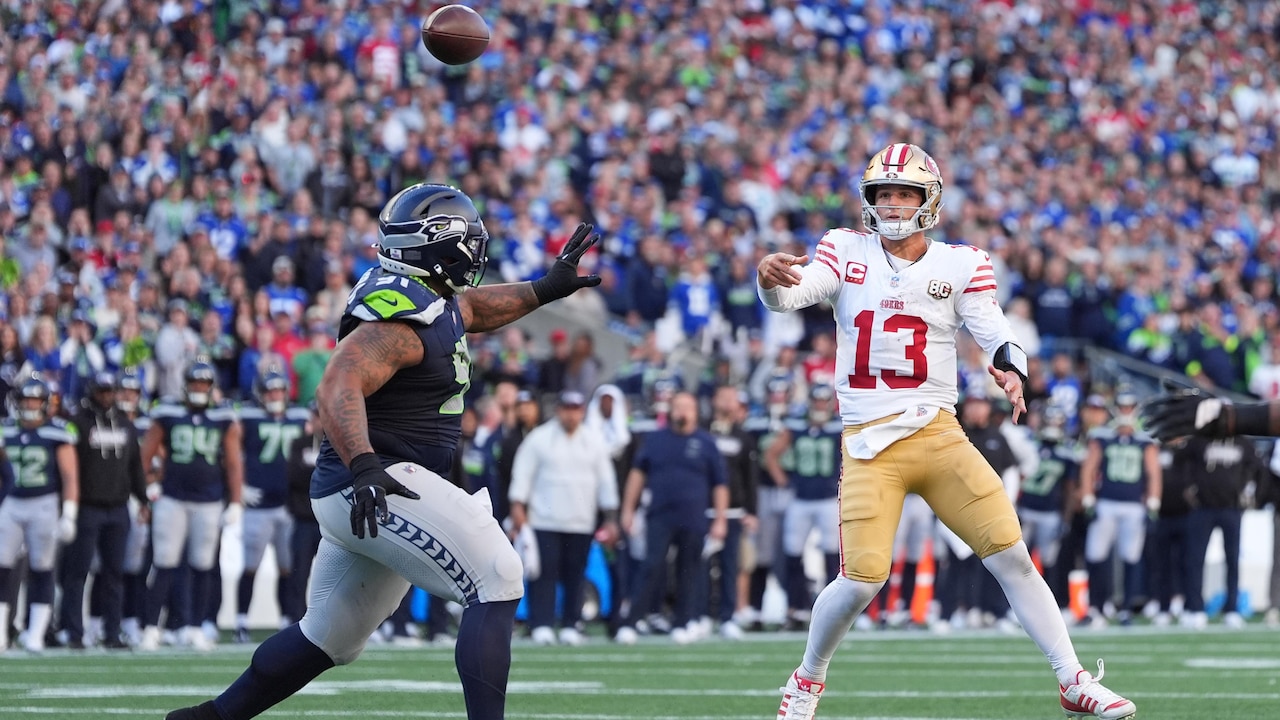 49ers beat Seahawks, box score stats, highlights for Purdy, Darnold ...