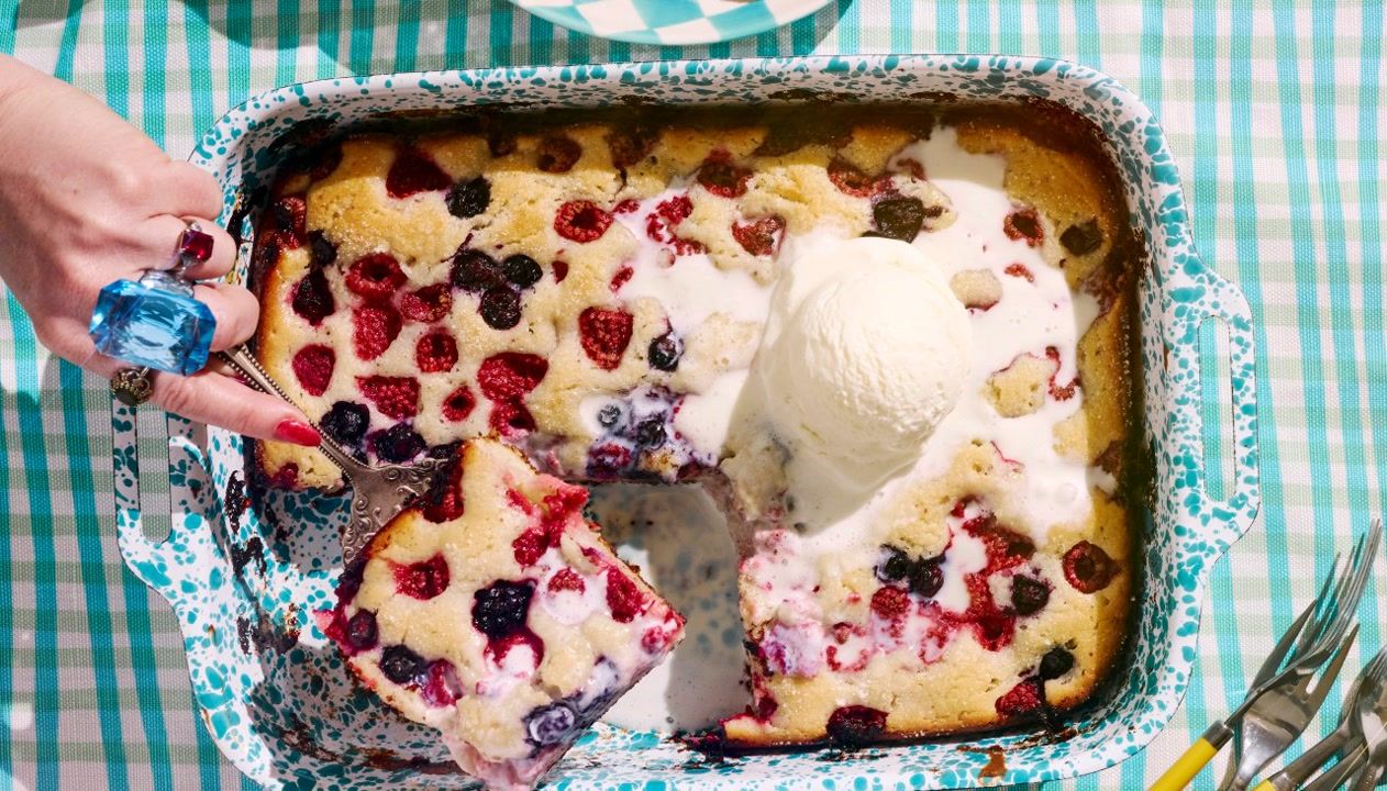 Shay Spence’s mixed-berry cardamom cobbler is foolproof dessert