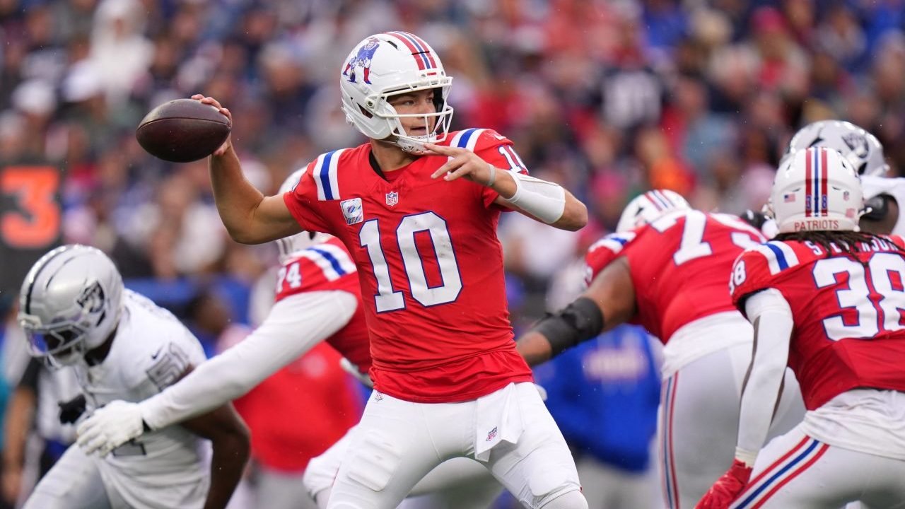 Perry: Drake Maye 'as clean as it gets' in Pats' win over Raiders