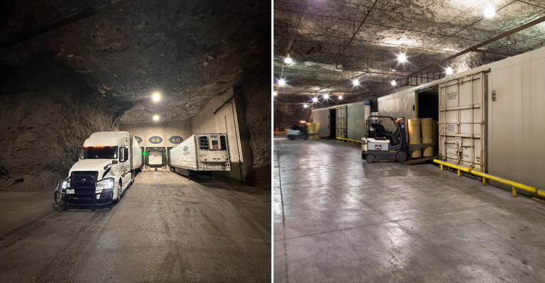 More than three million square feet of warehouses sit 100 feet beneath ...