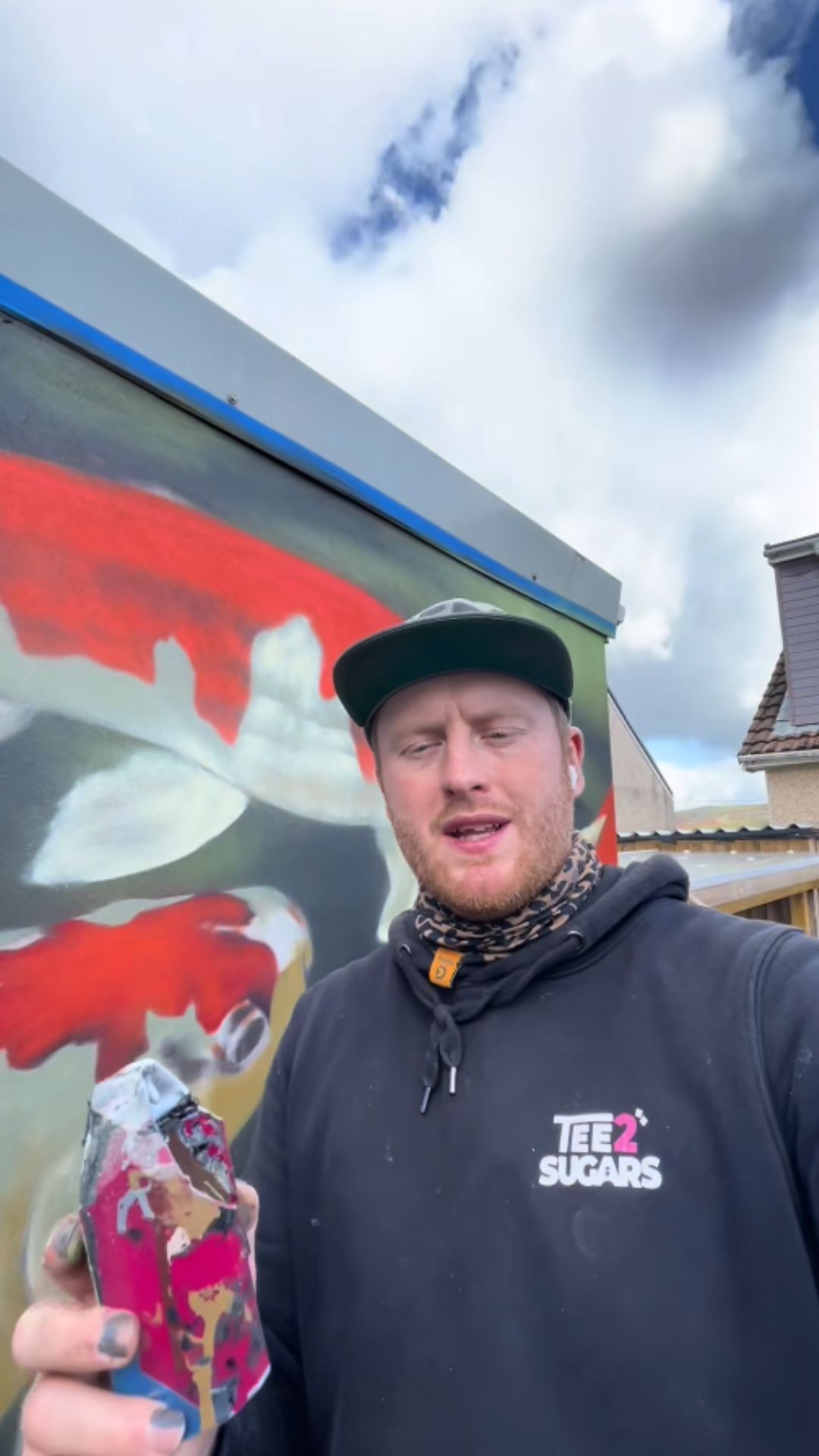Hyper realistic koi fish mural using spray paint | Amazing koi pond ...