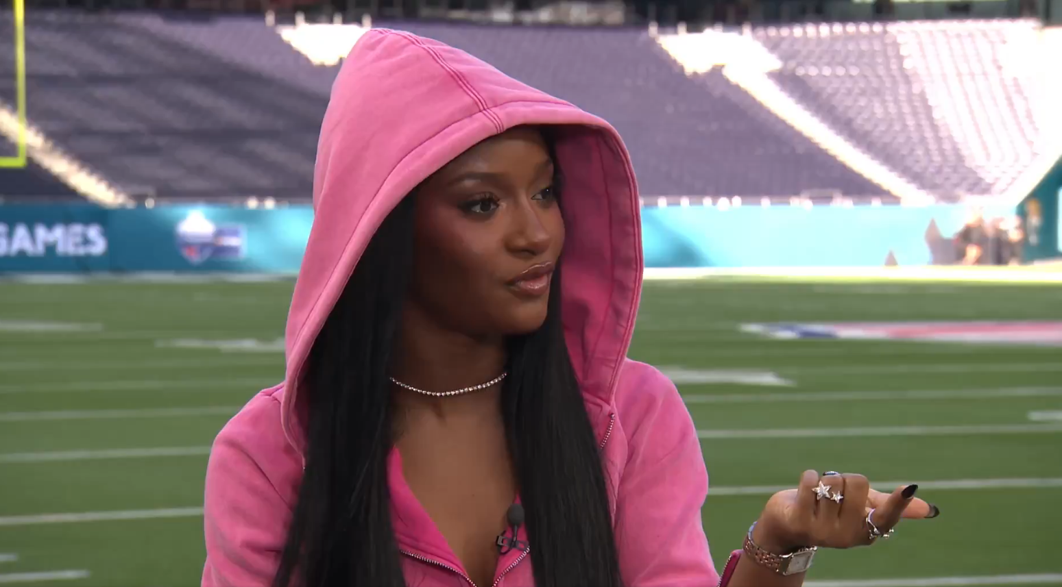Ayra Starr stuns during NFL London halftime show with stellar performance