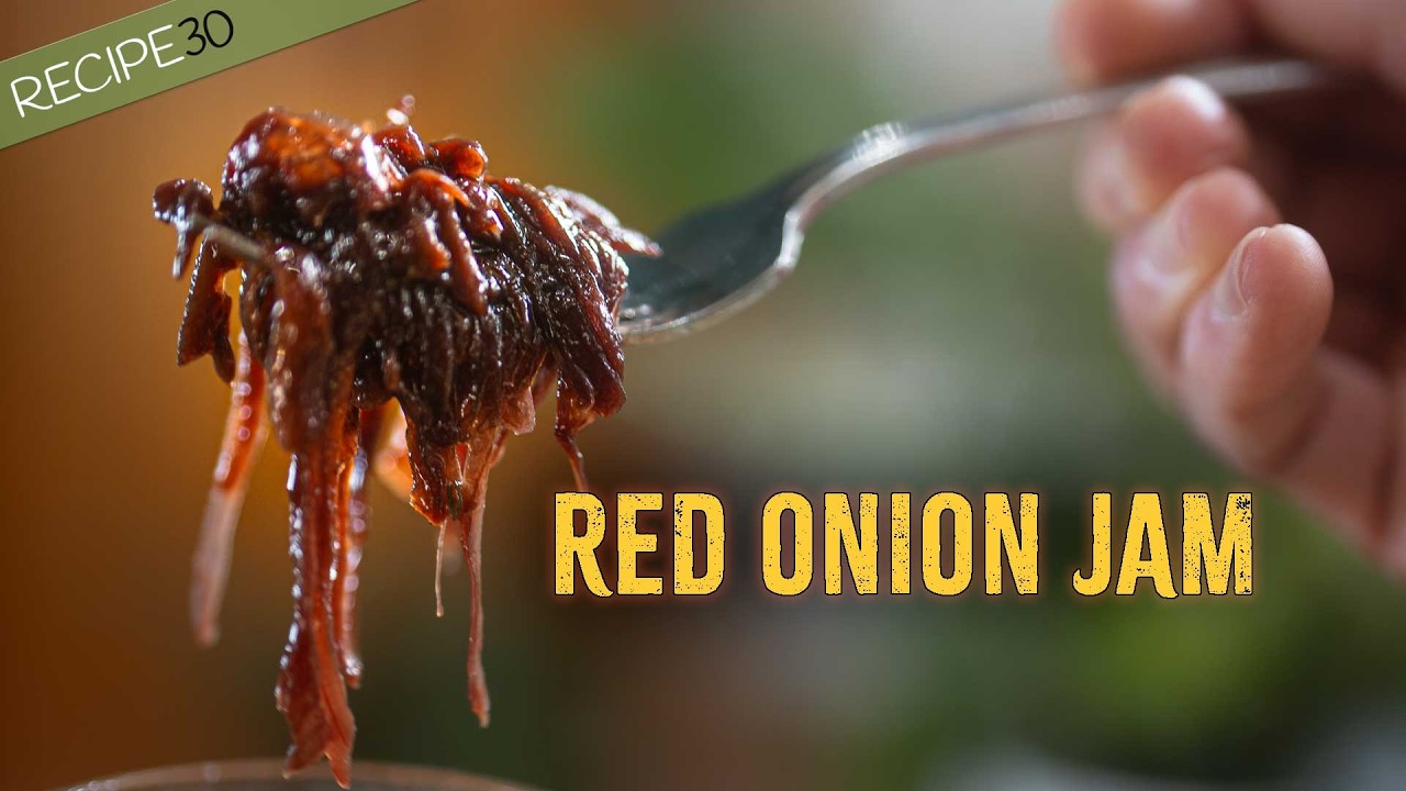 You must try red onion jam - a game-changing condiment!