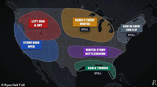 Millions face 'winter storm battleground' as new models predict heavy ...