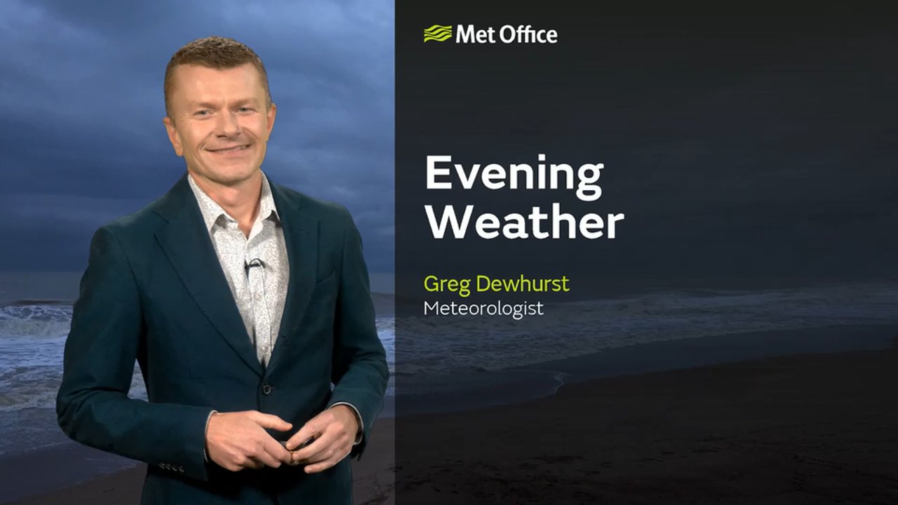 Met Office Sunday evening weather forecast 11/10/2026